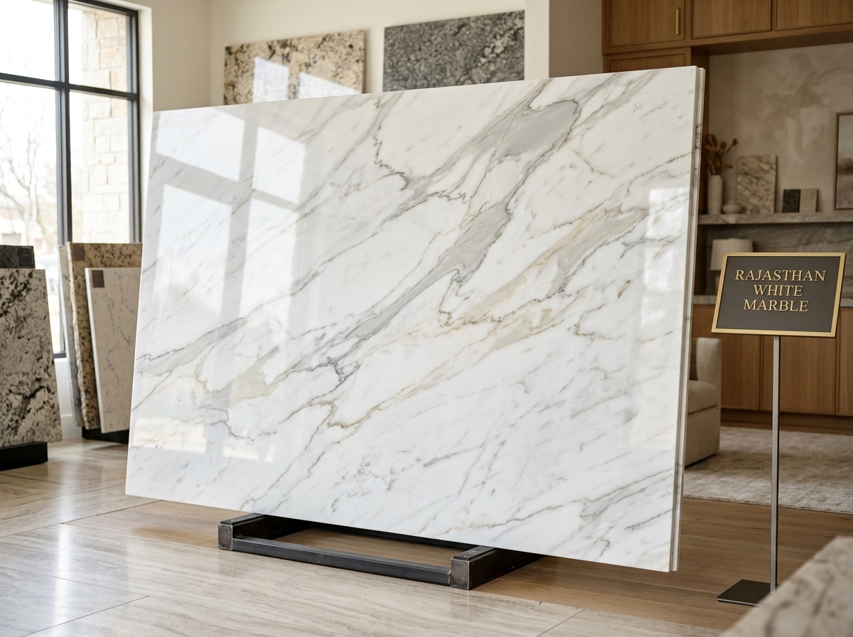 Rajasthan White Marble Slab